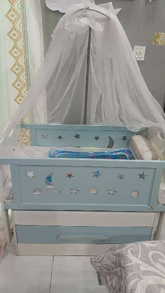 2 in 1 Baby Cot Plus Swing 1