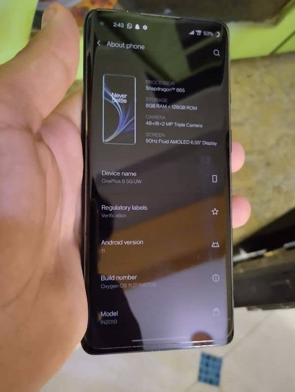 oneplus 8 8 128 10by10 Snapdragon 865 7