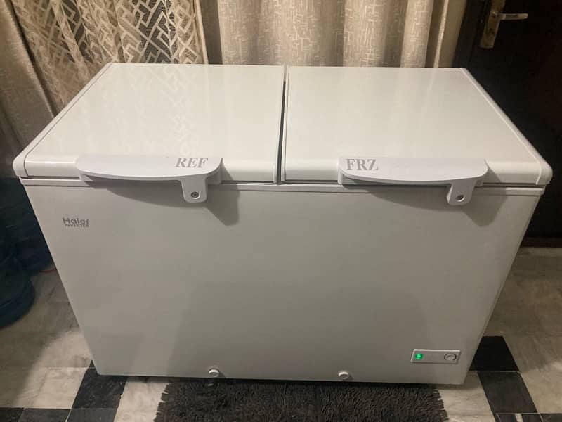 haier inverter deep freezer (fridge+freezer) inverter just like new 7