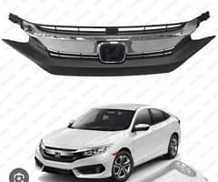 Honda Civic X Front Genuine Grill