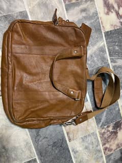 Leather handbag