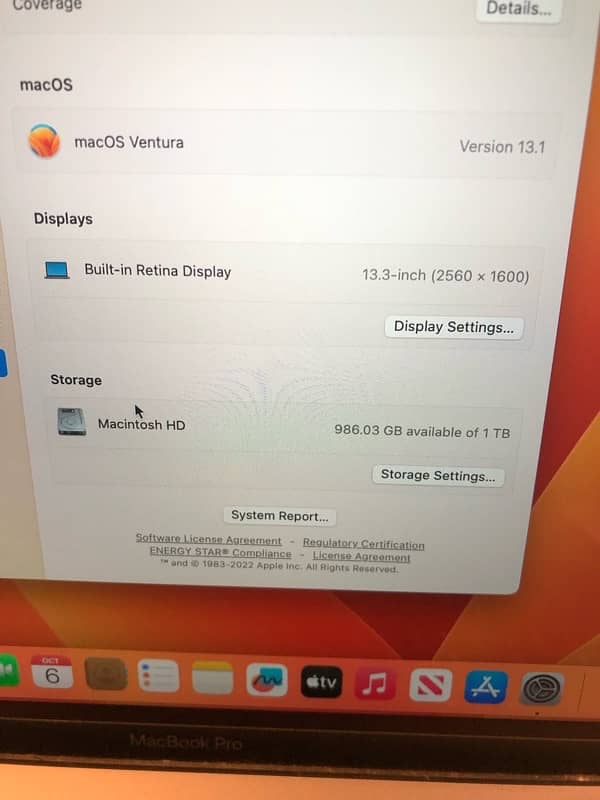 MacBook Pro 2018.13” For sale 3