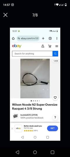 tennis Racket ORIGNAL WILSON N2 CODE