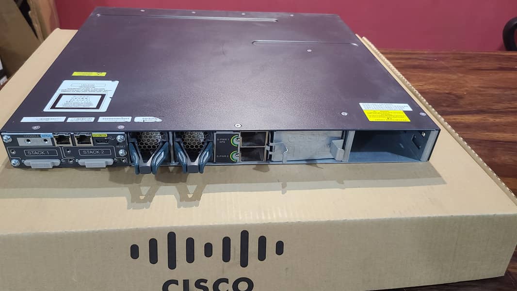 Cisco C3750-X 48 Port Gigabit PoE+10G | 10G Uplinks Ports(With Box) 5