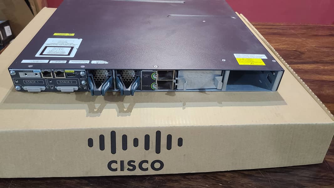 Cisco C3750-X 48 Port Gigabit PoE+10G | 10G Uplinks Ports(With Box) 7