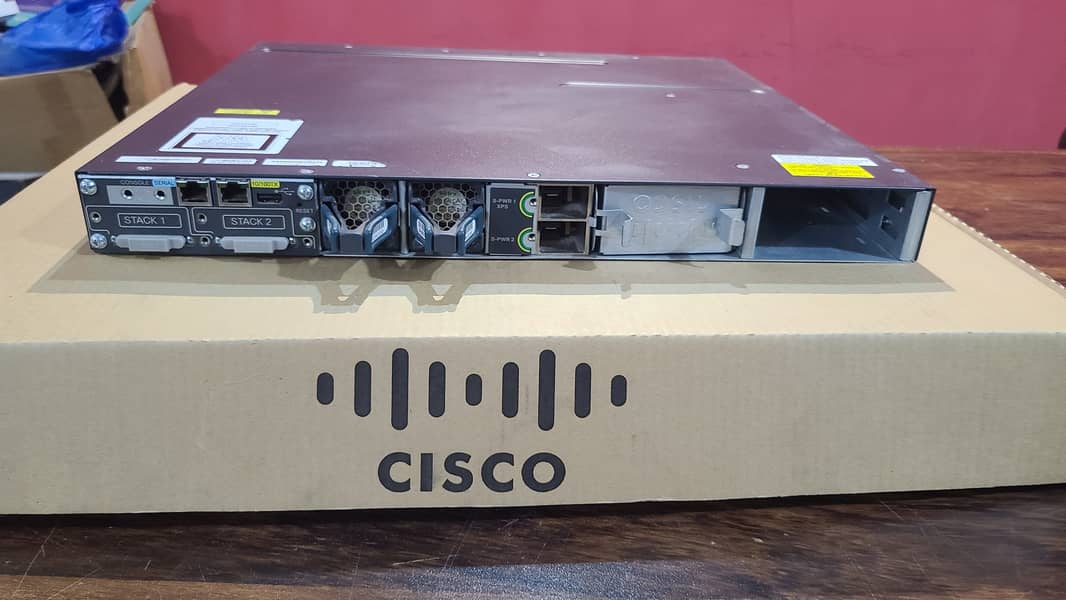 Cisco C3750-X 48 Port Gigabit PoE+10G | 10G Uplinks Ports(With Box) 9