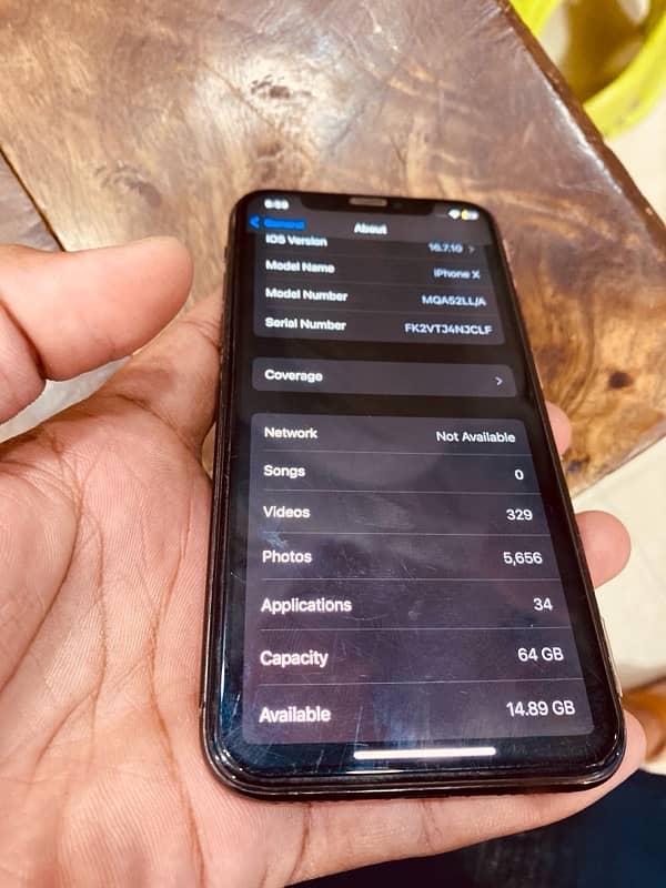 Iphone x 64gb jv non pta 84 Health Orignal set Only cash 5