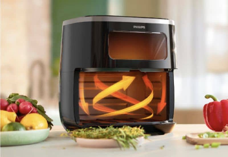 Philips Air Fryer With Digital Window & Rapid Air Technology 4