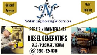 Generator Service Repair Maintenance Overhauling Installation Rental