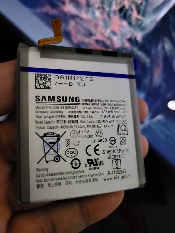 Samsung Galaxy S20 Battery 2