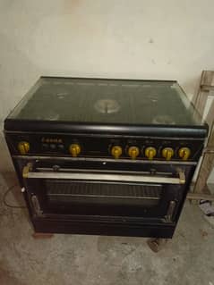 5 Brass Burner Gas Cooking Range