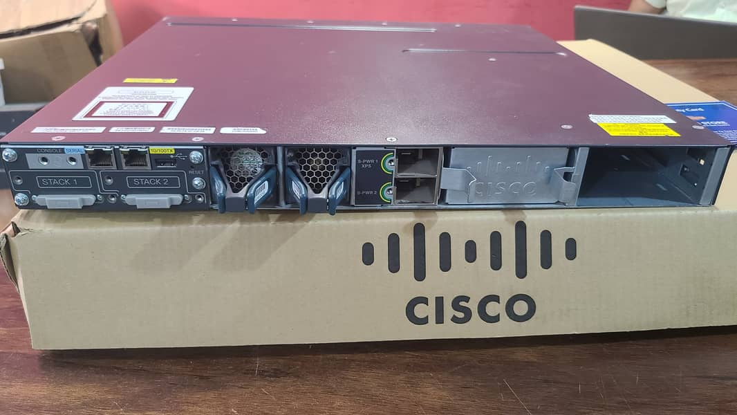 Cisco Catalyst 3750-X 24-Port Gigabit + 10G PoE Switch (With Box) 8