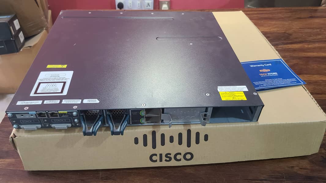 Cisco Catalyst 3750-X 24-Port Gigabit + 10G PoE Switch (With Box) 9