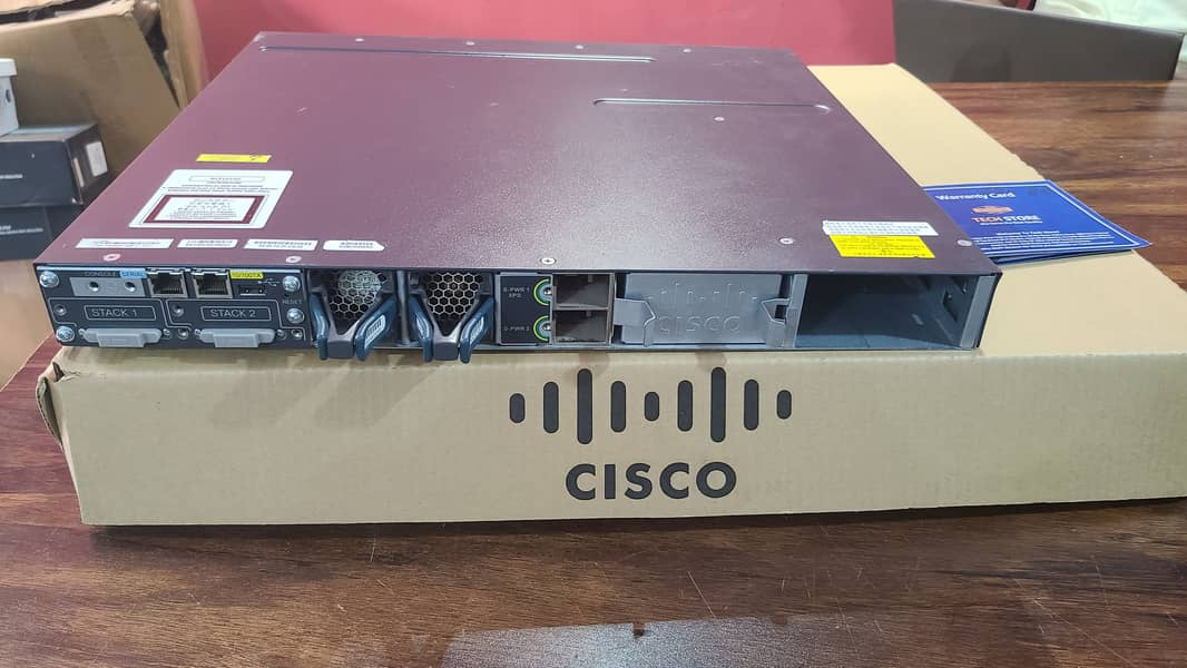 Cisco Catalyst 3750-X 24-Port Gigabit + 10G PoE Switch (With Box) 10