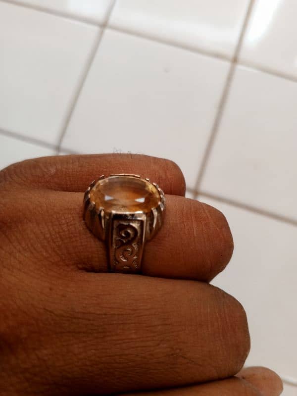 Original Yellow Pukhraj Ring 0