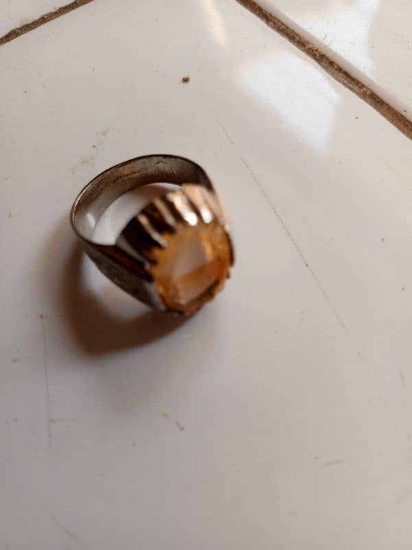 Original Yellow Pukhraj Ring 2