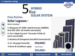 Solar Energy System 3kva / 5kva / 10kva