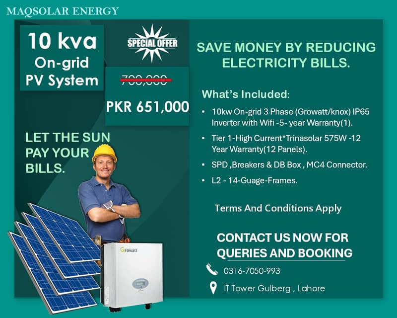 Solar Energy System 3kva / 5kva / 10kva 1