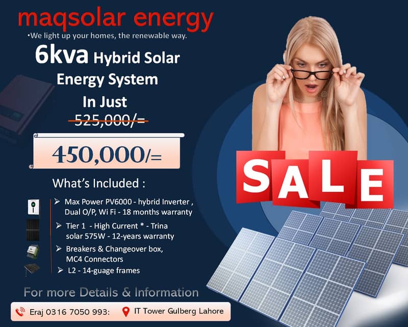 Solar Energy System 3kva / 5kva / 10kva 2