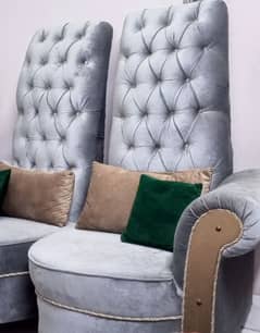 Two sofa chairs trendy design