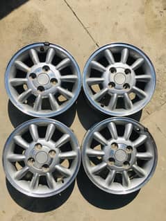 13 inch Alloy rims 100-PCD