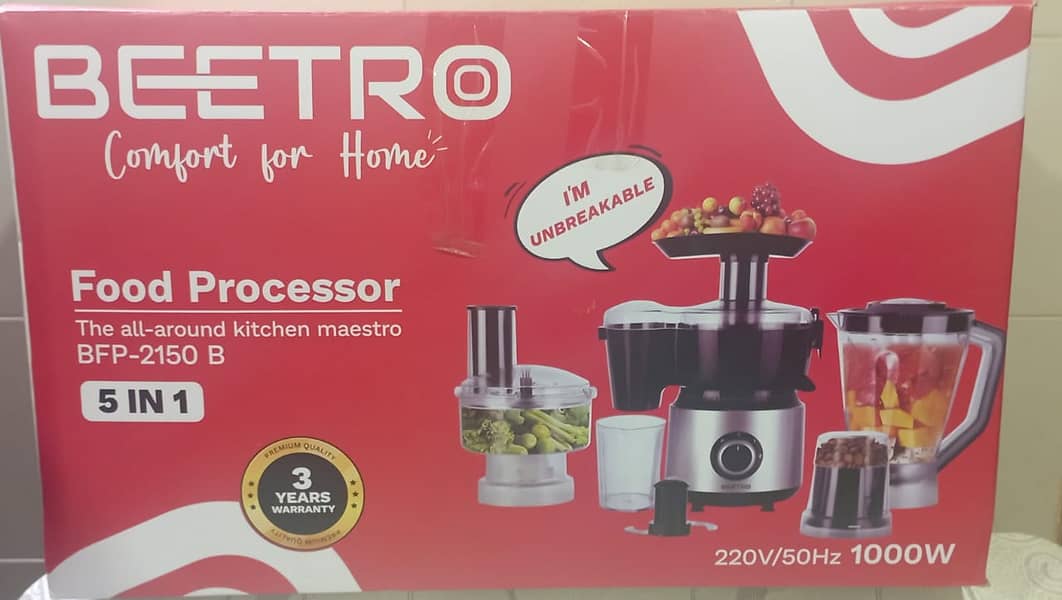 Food Processor with 1000 watt Powerful Motor 3