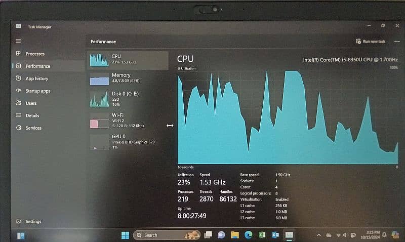 Lenovo thinkpad T480s i5-8th generation 2