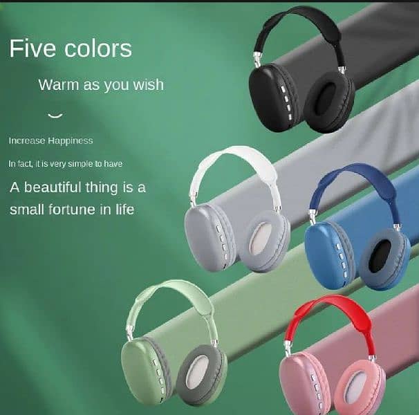 P9 Wireless Bluetooth Headphones With Mic Noise Cancelling Headset 3