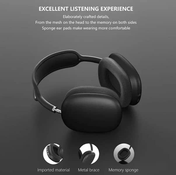 P9 Wireless Bluetooth Headphones With Mic Noise Cancelling Headset 6