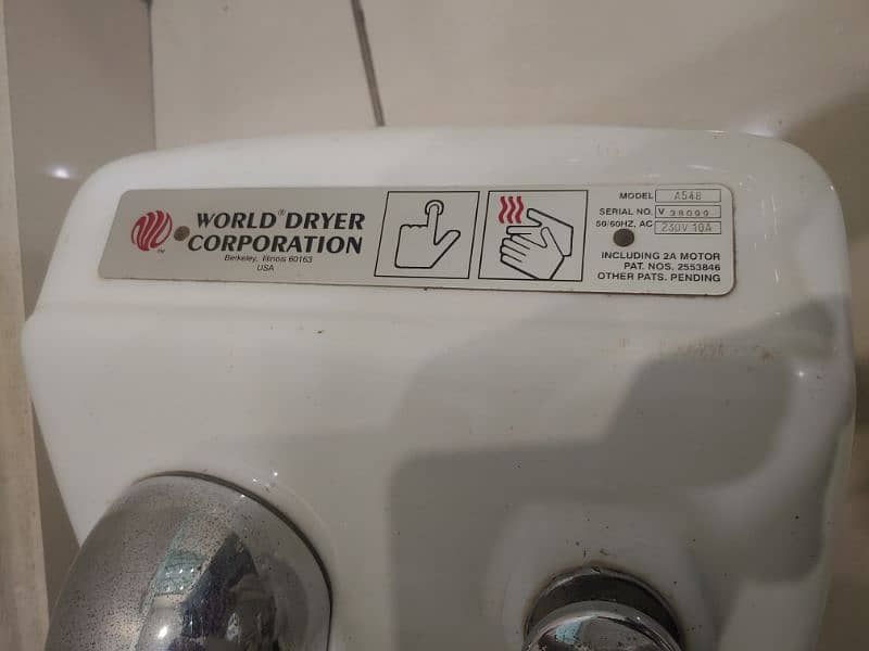 Hand dryer 1