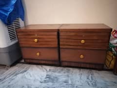 dressing table with mirror and drawers