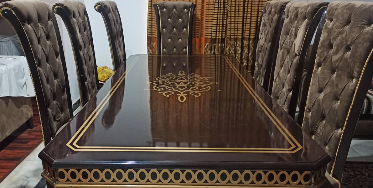 Luxury Dining Table with Sofa Chair 0