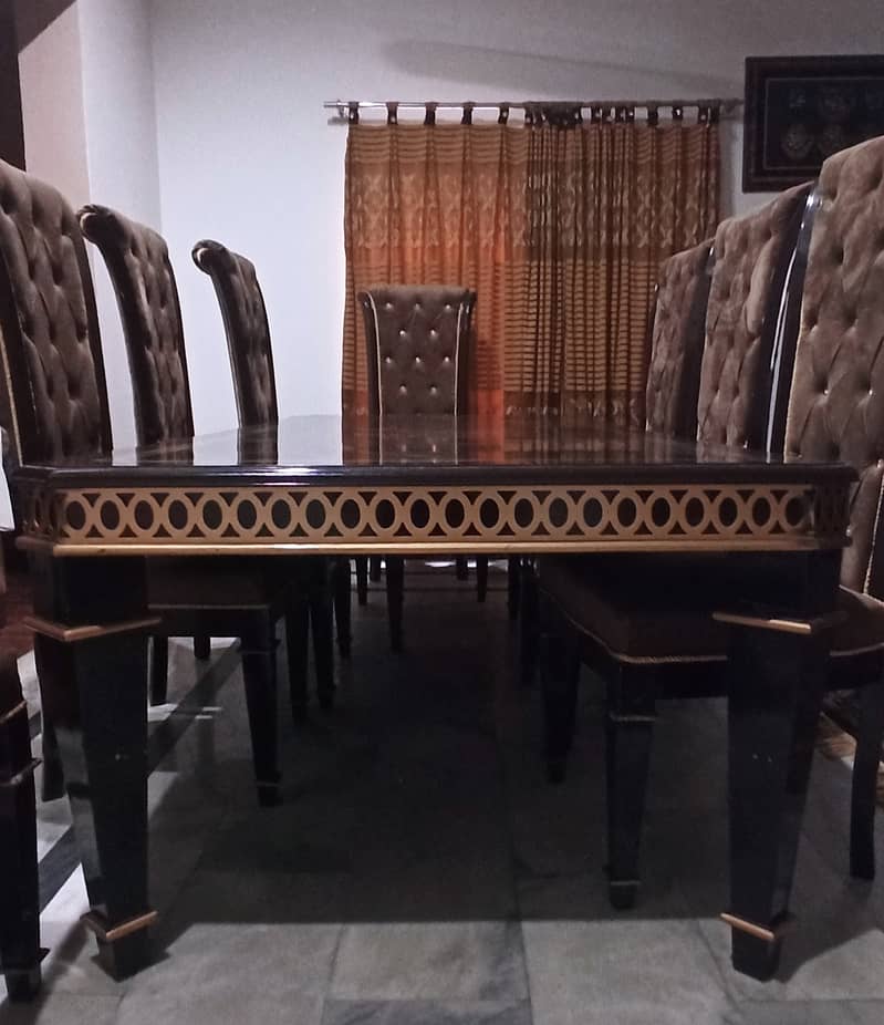 Luxury Dining Table with Sofa Chair 1