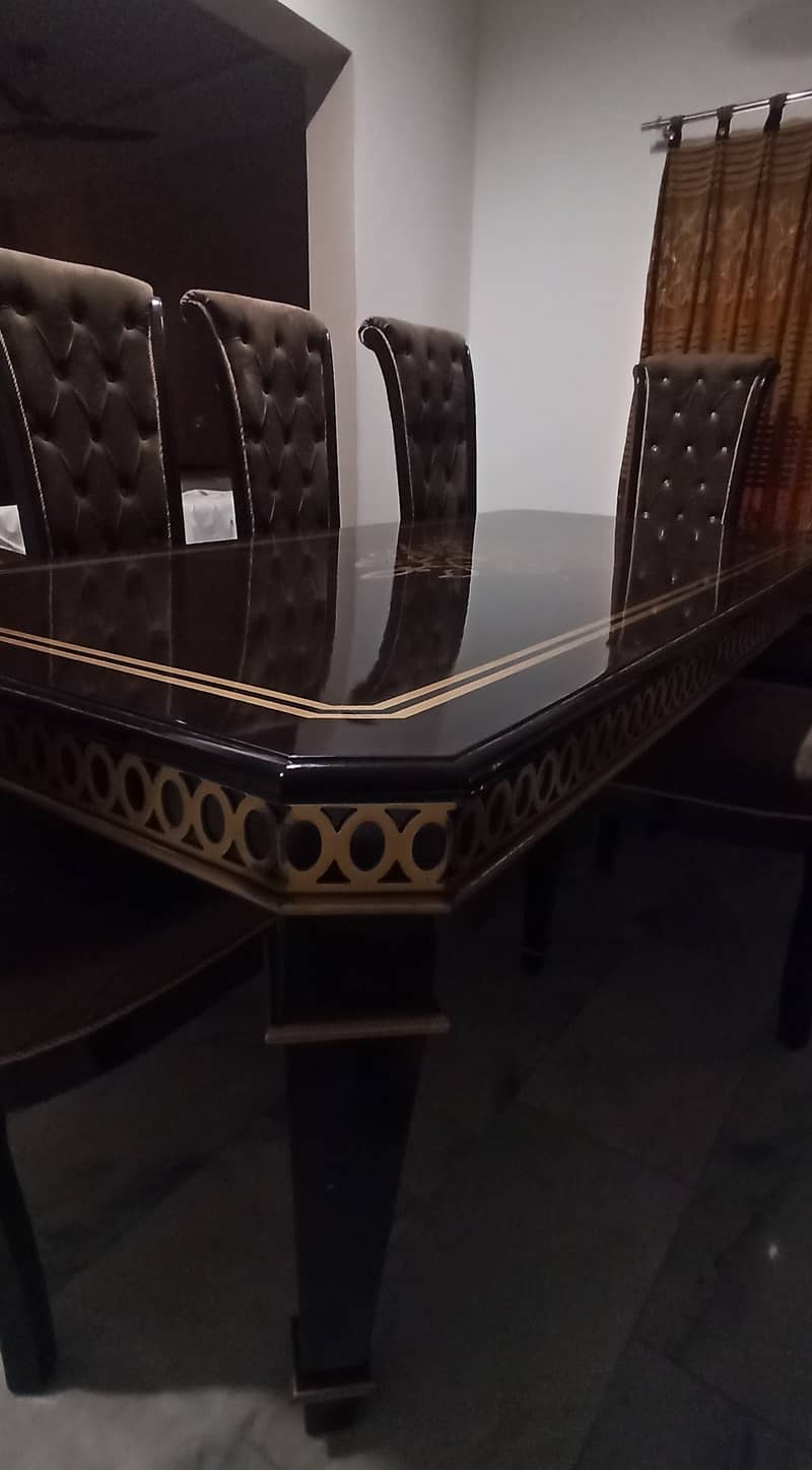 Luxury Dining Table with Sofa Chair 2