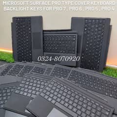 Microsoft Type Cover for Surface Pro 7 Pro 4 5 6 Keyboard back light