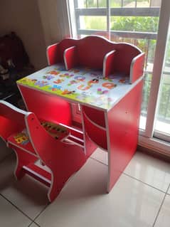 kids study table chair