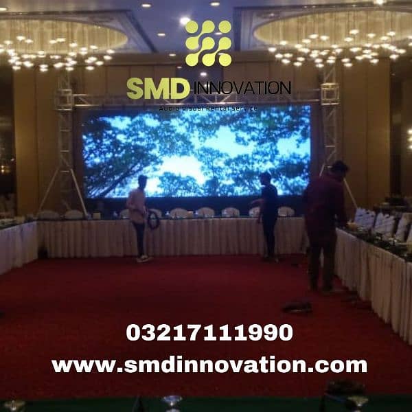 Audio visual equipment rental , smd sound system projectoru 7