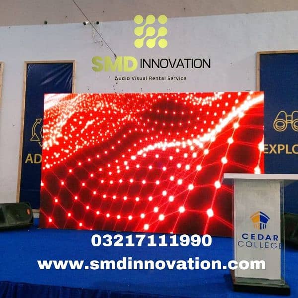 Audio visual equipment rental , smd sound system projectoru 19