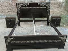 King size bed two side tble ky sath