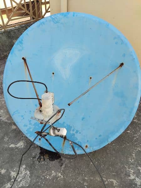 2 dish plats 3 LNB or 1 receiver tiger T800 4