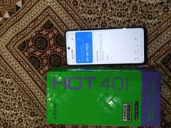 Infinix Hot 40i  (16 RAM  128 Memory)  Condition 10 by 10