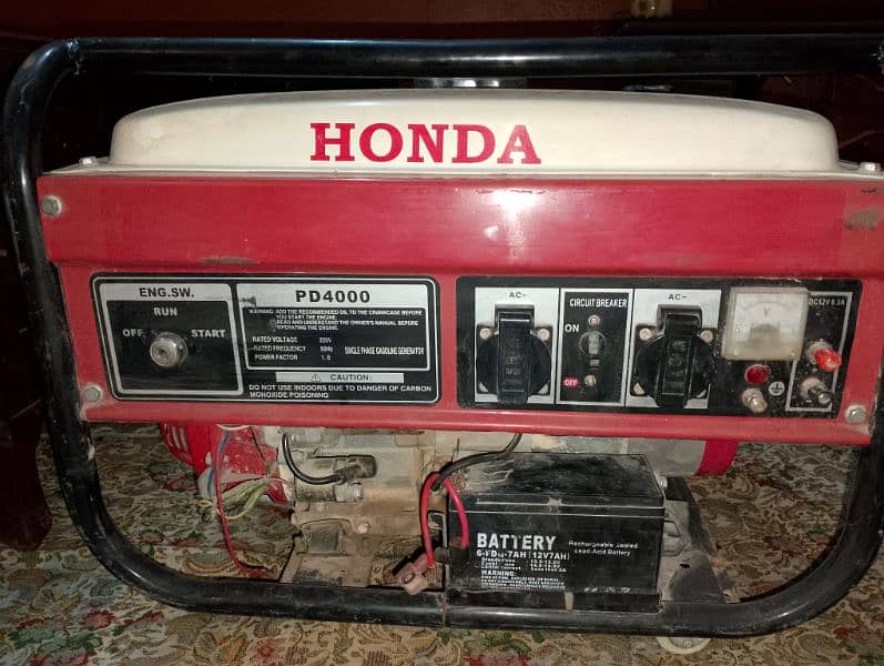 assalamualaik Honda ka generator ha PD 4000 KV 1