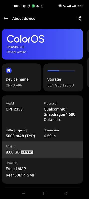 Oppo A96 2