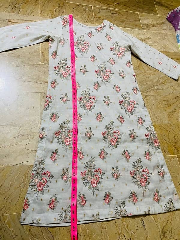 fully embroidered 3pc 3