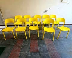 12 Plastic Fiber Chairs for Sale 0