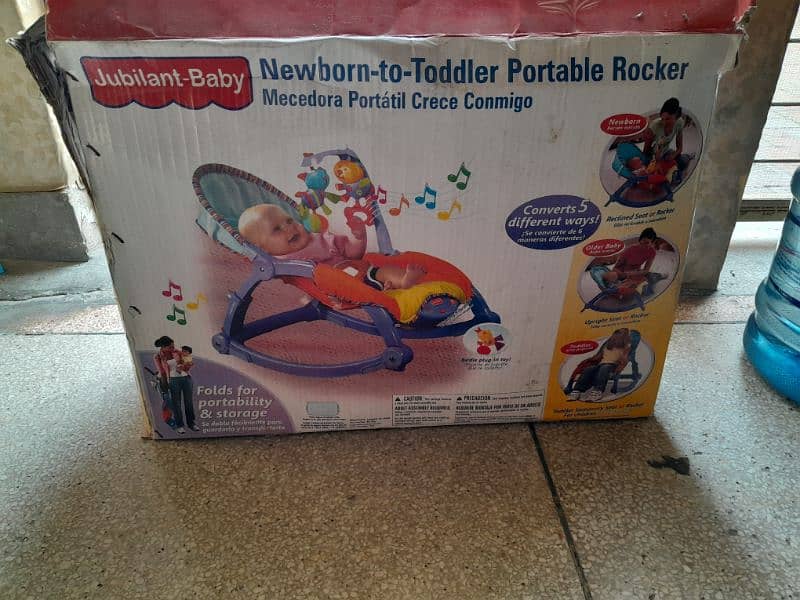 newborn to toddler potable rocker 4