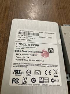 SSD hard 128 Gb