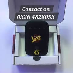 Unlocked jazz 4g Device|zong|Delivery Possible in Lahore