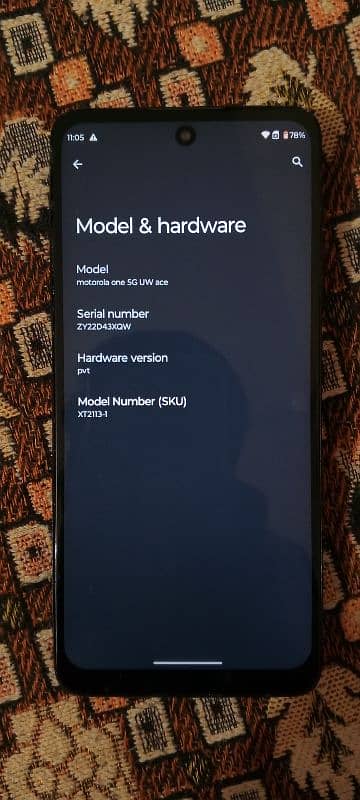 Motorola one 5g ace 6