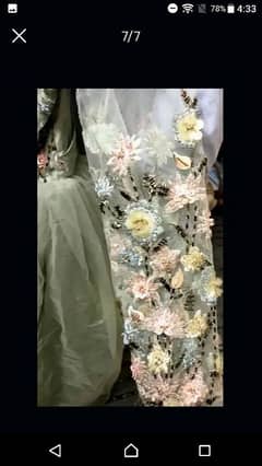 fairy frock in sea green colour 10/10 condition